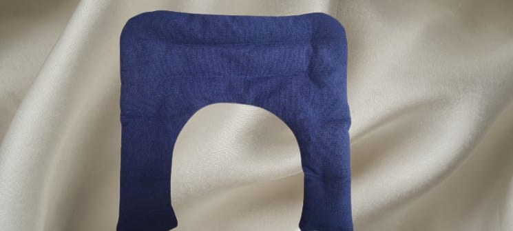 Cuellero de semillas artesanal para cuello y hombros diseño NataLiz